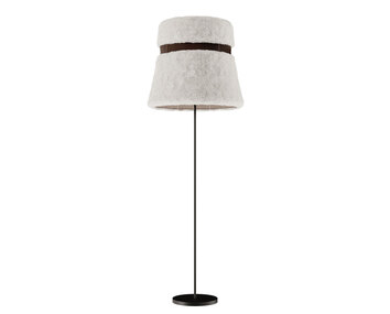 Glowing-ice-floor-lamp-cuero-design-50-Chocolate