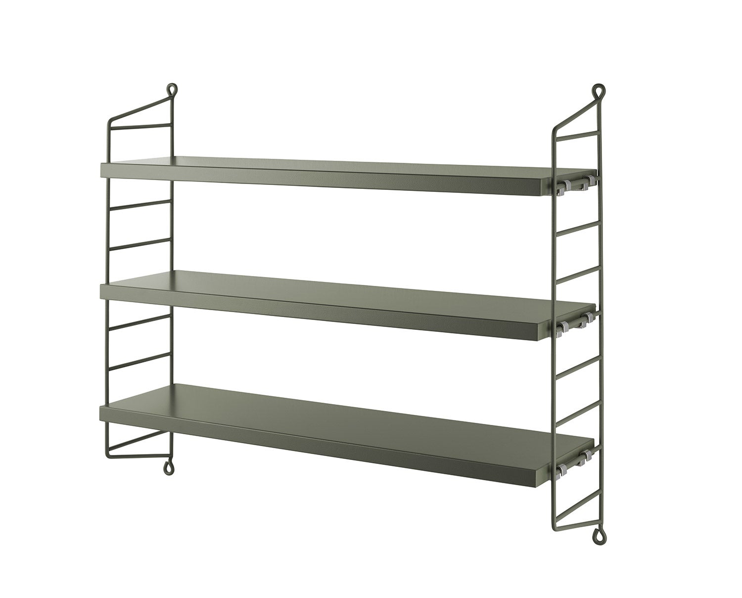 String Pocket Vägghylla Sage grön