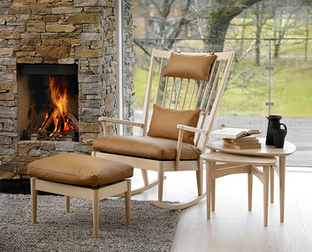 Orust Satsbord Vitpigmenterad Björk