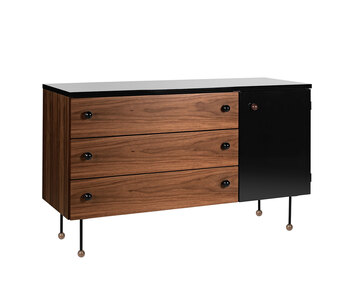 62 Sideboard 3 Lådor American Walnut