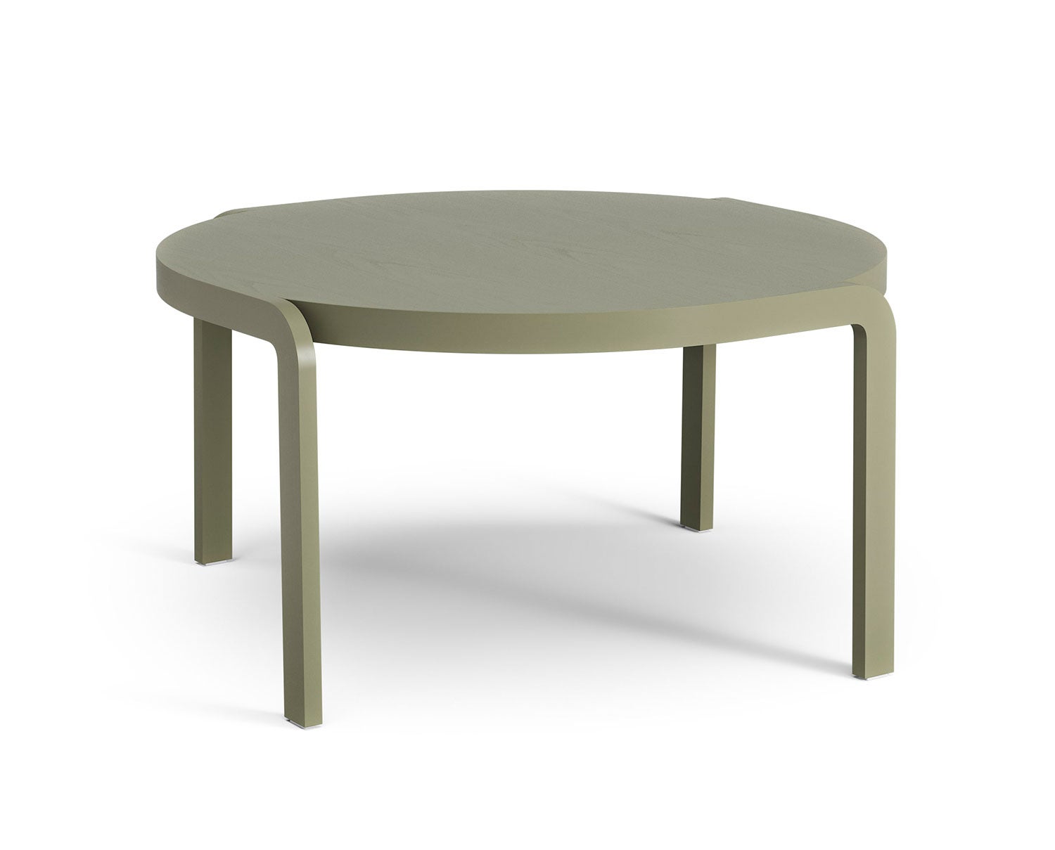 Swedese-Spin-Lounge-Table-D85-Moss-Green-Ash
