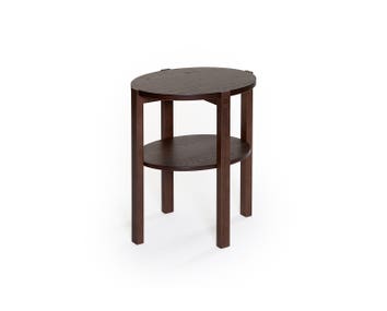 Solo Fåtöljbord i rökt ek