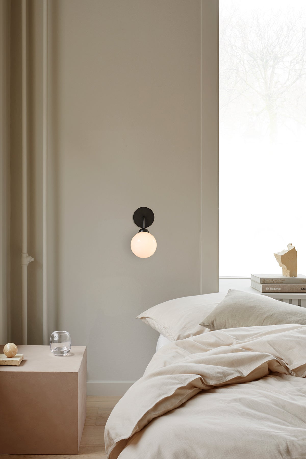 Nuura-Apiales-Wall-Lamp-Hard-Wired-Satin-Black-Opal-Lifestyle-2
