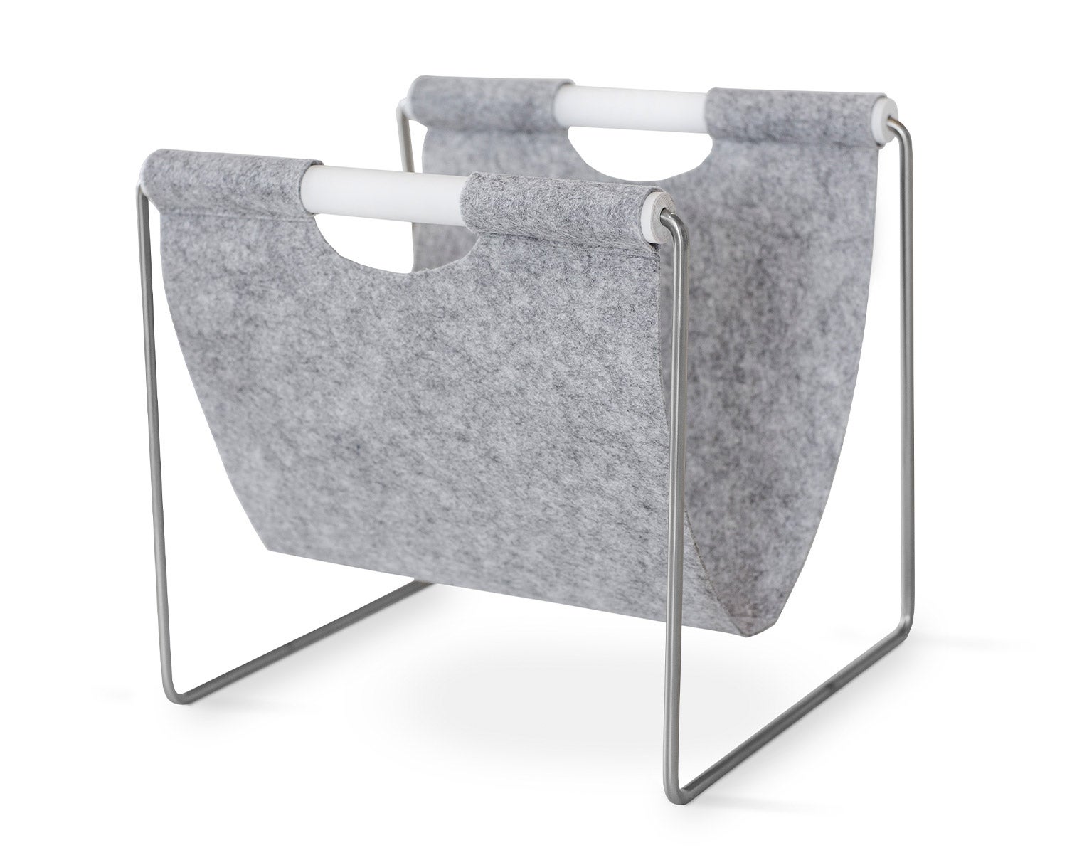 Twist Tidningsställ Vitlackad Ek