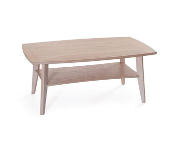 Birdie Soffbord 115 i vitpigmenterad ek