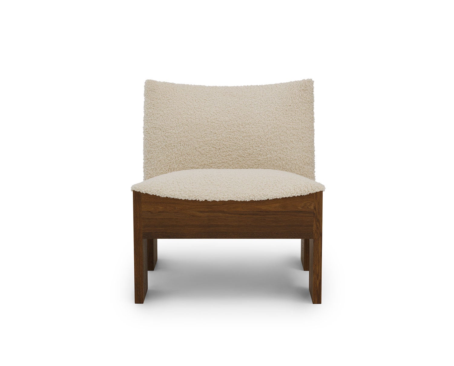 Tenon Loungefåtölj | Rökt Ek, tyg Drake Spacedust 002, New Works