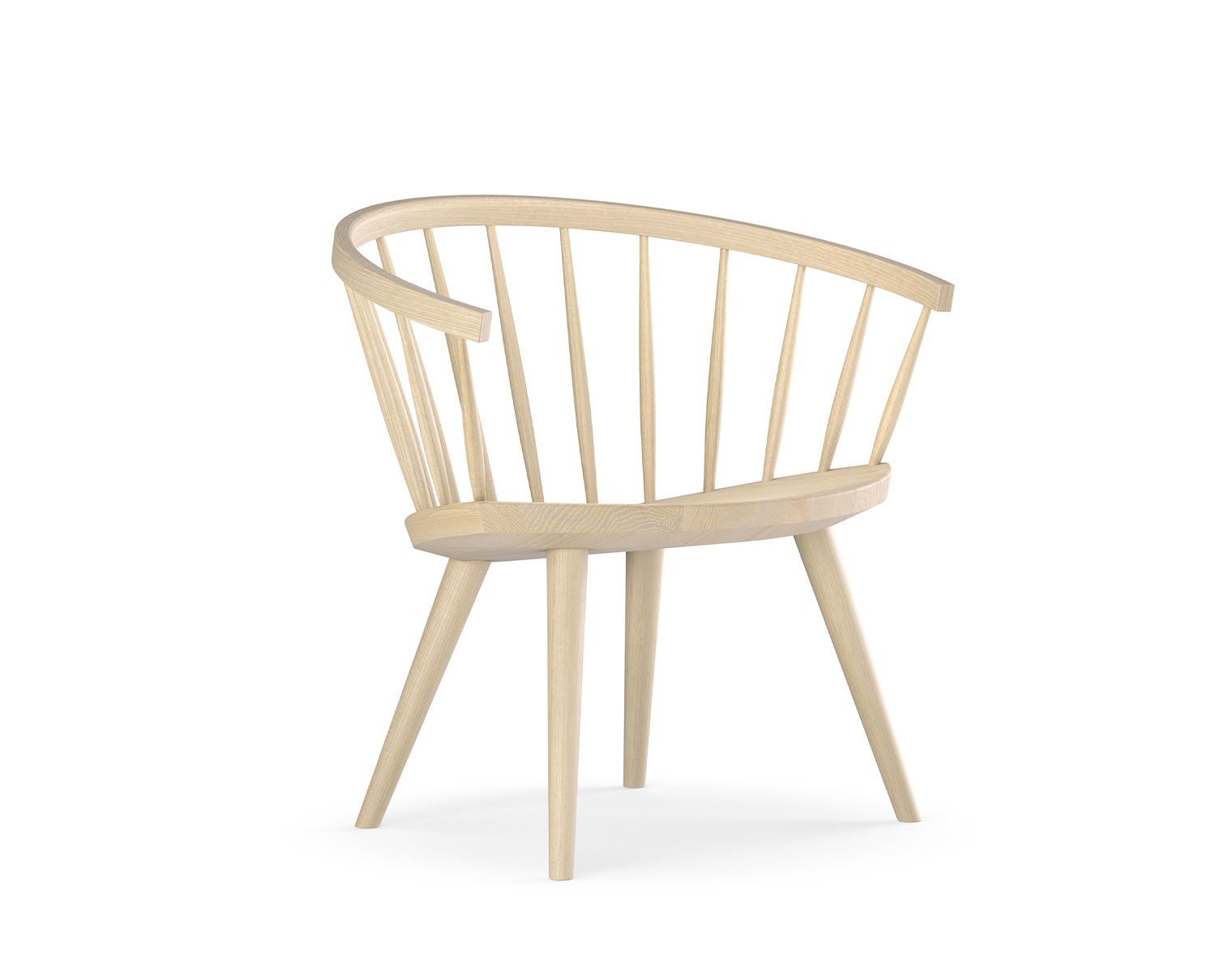 Arka Loungestol Björk Naturell Olja