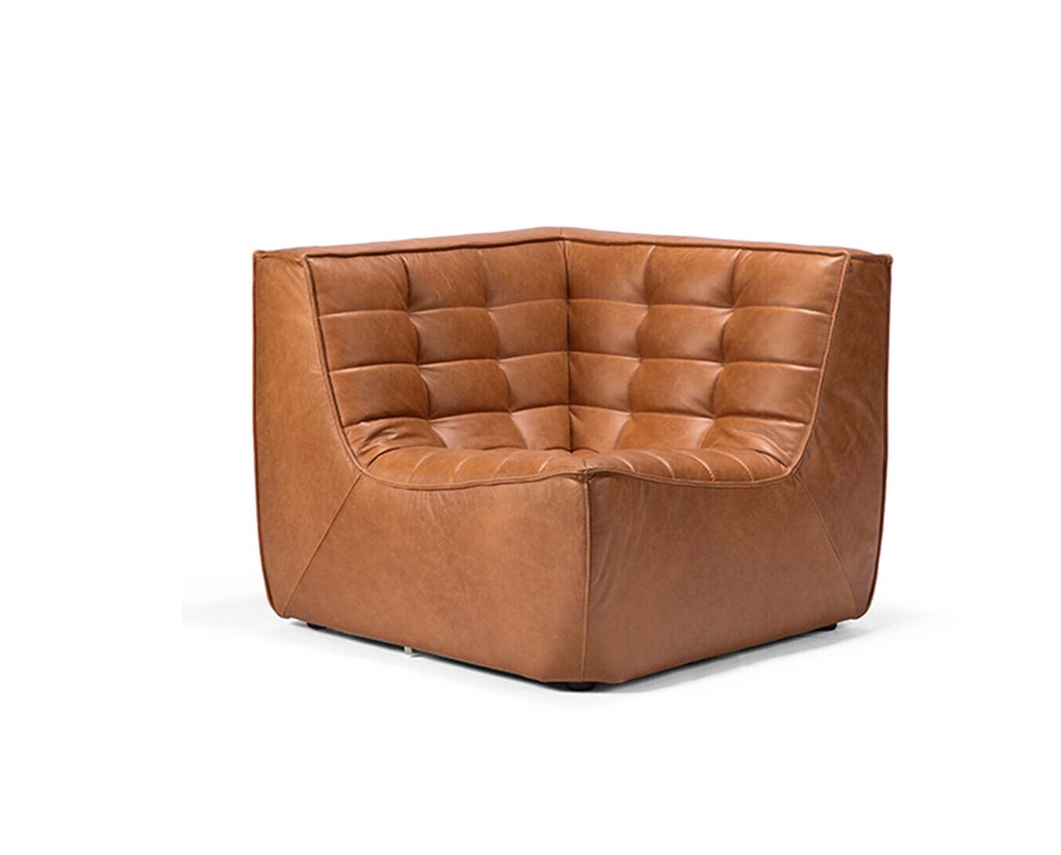 N701 Soffa Hörn Läder Old Saddle