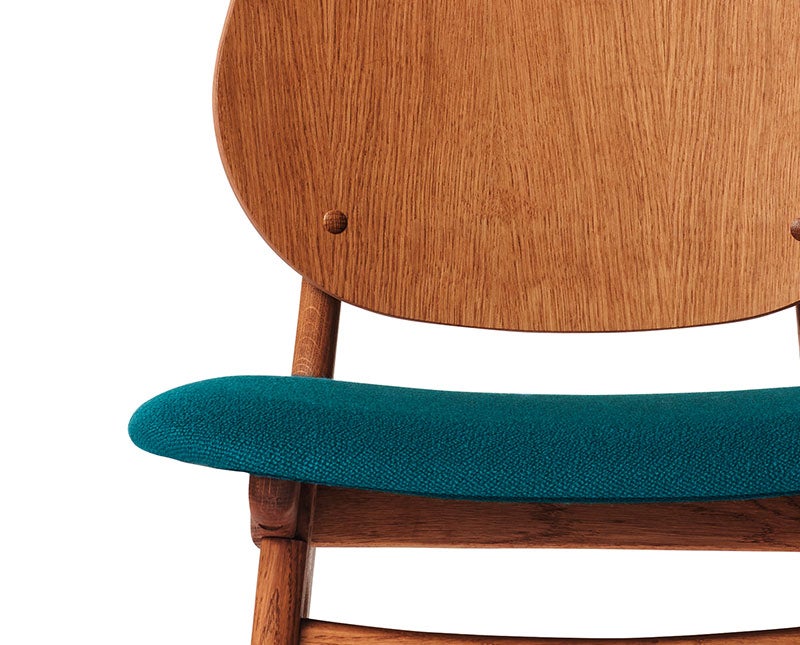 Noble Stol Dark Turqouise Teak Oak