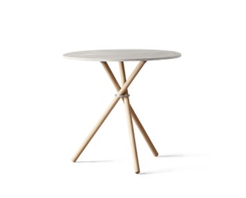 Aldric Cafébord Runt Ø80 Ljus betong