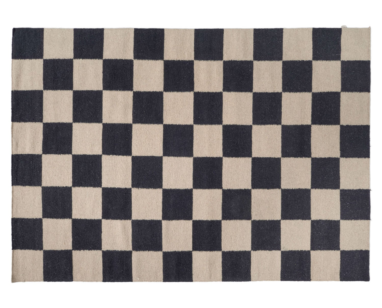 Squares Matta Svart / Natur