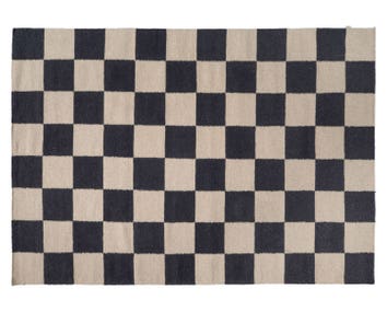 Squares Matta Svart / Natur