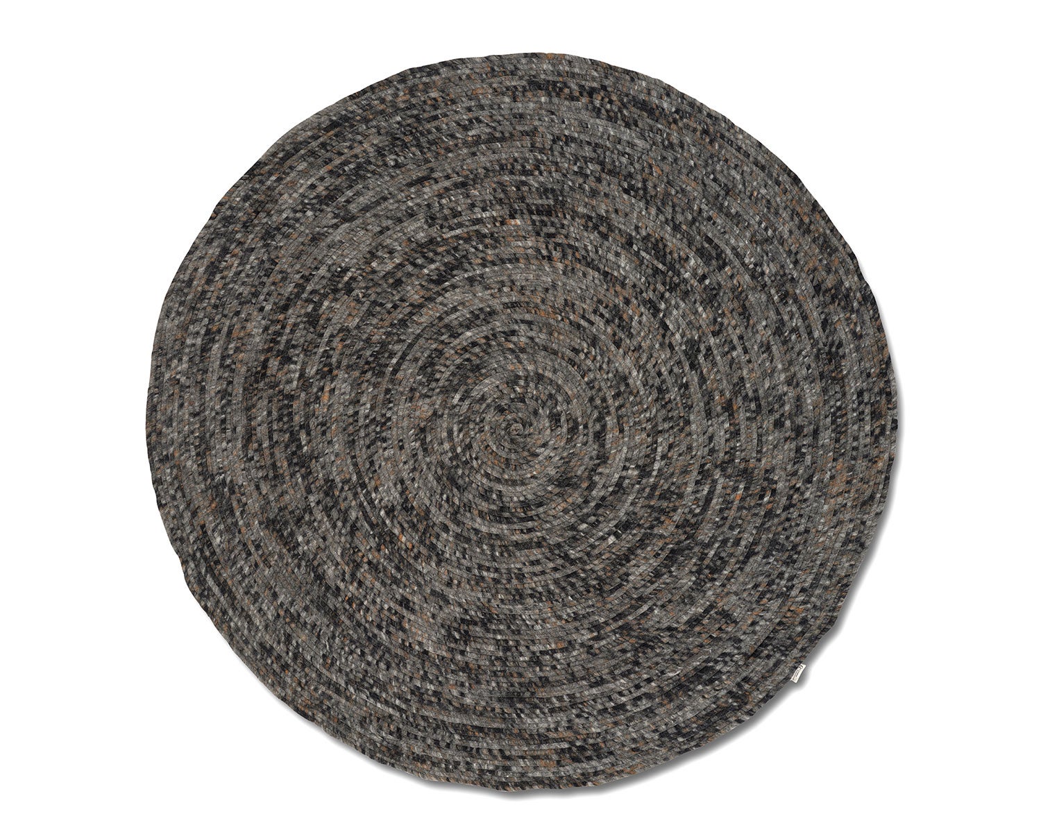 Merino-Rund-Matta-Grey-Melange