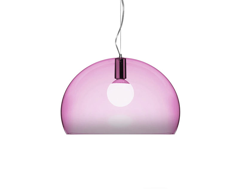 Fl/y Taklampa Rosa