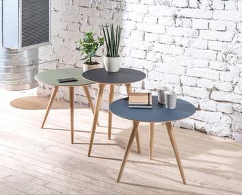 Arp Sidobord i olika höjder och färger