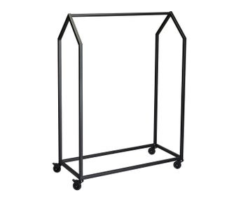 Clothing House Klädställning Svart Stål