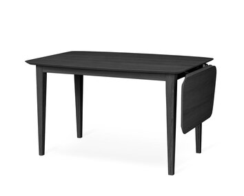 Ella klaffbord från Torkelson 125x85 cm svartbetsad ek