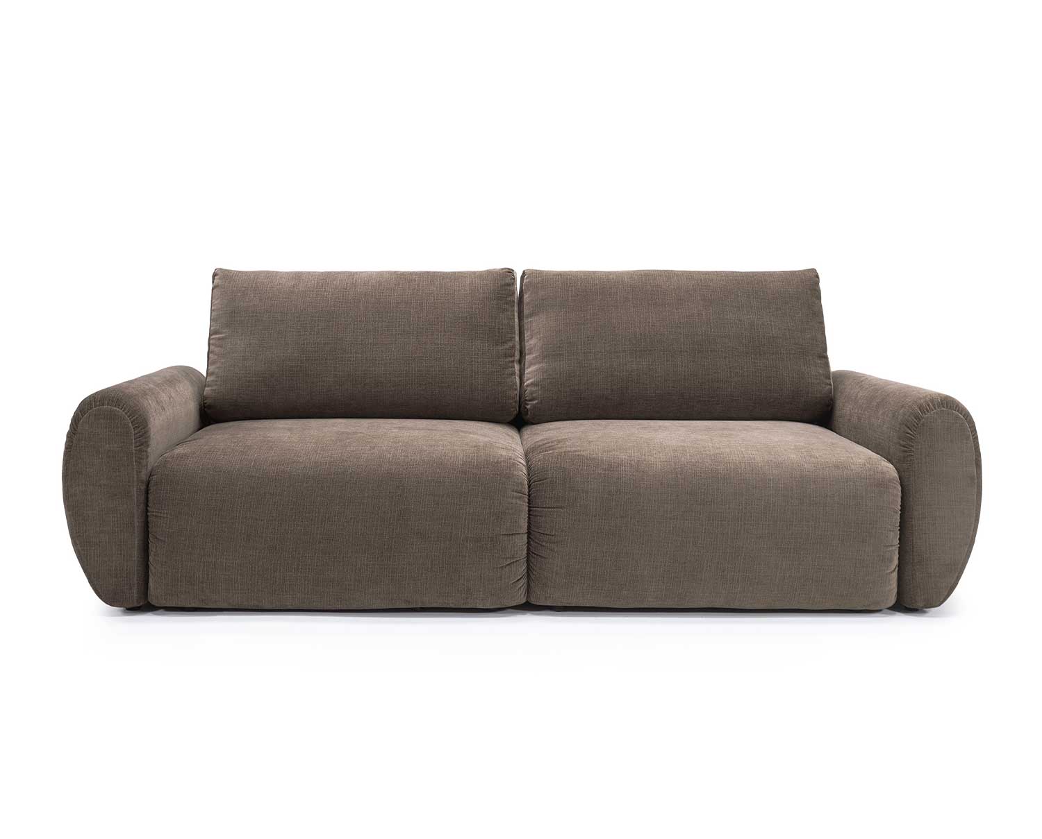 Norum Bäddsoffa | Curve Armstöd | 411 Esina Cedar Brown