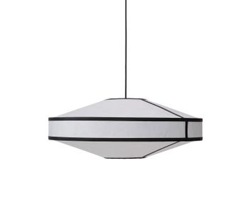 New-Works_Packshots_23130_Kite-Pendant_White-Black-Tyvek_75cm_Off