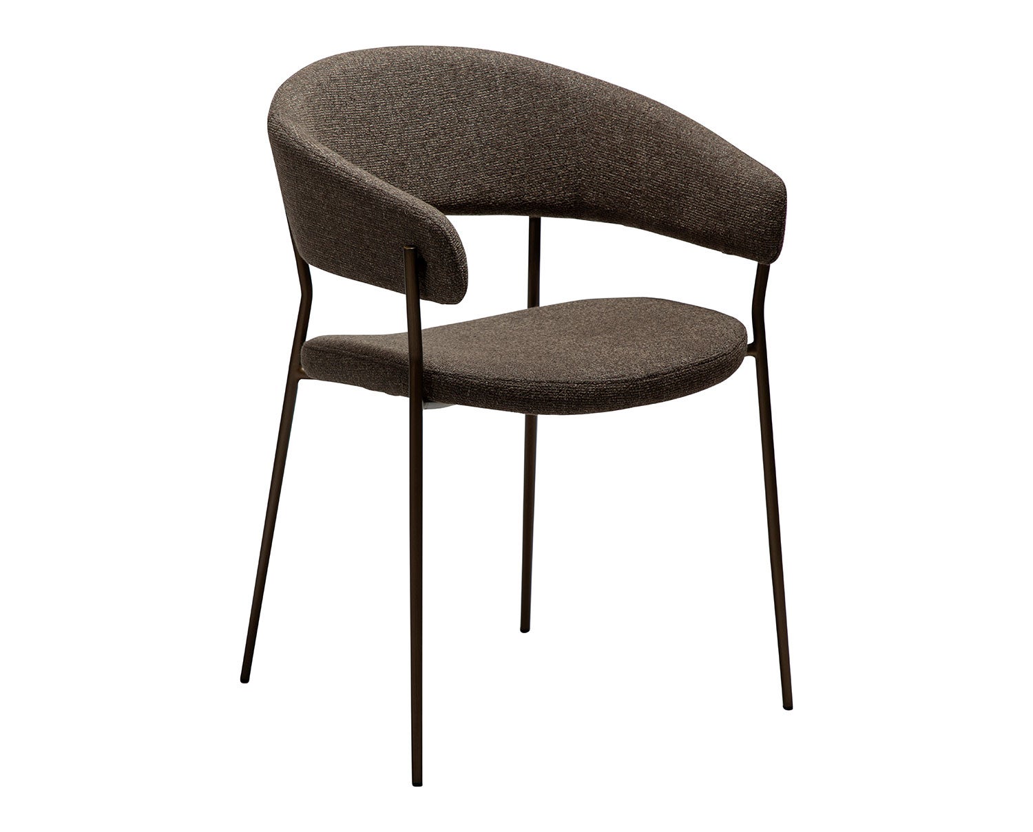 Dan-Form-Reboot-Chair-Major-Brown-Boucle-Antique-Brass