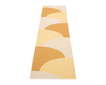 Framsida på Hill Gångmatta Ochre/Pale Yellow 70x270