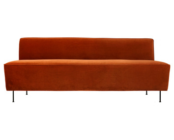 Modern Line diningsoffa, tyg Velluto 641