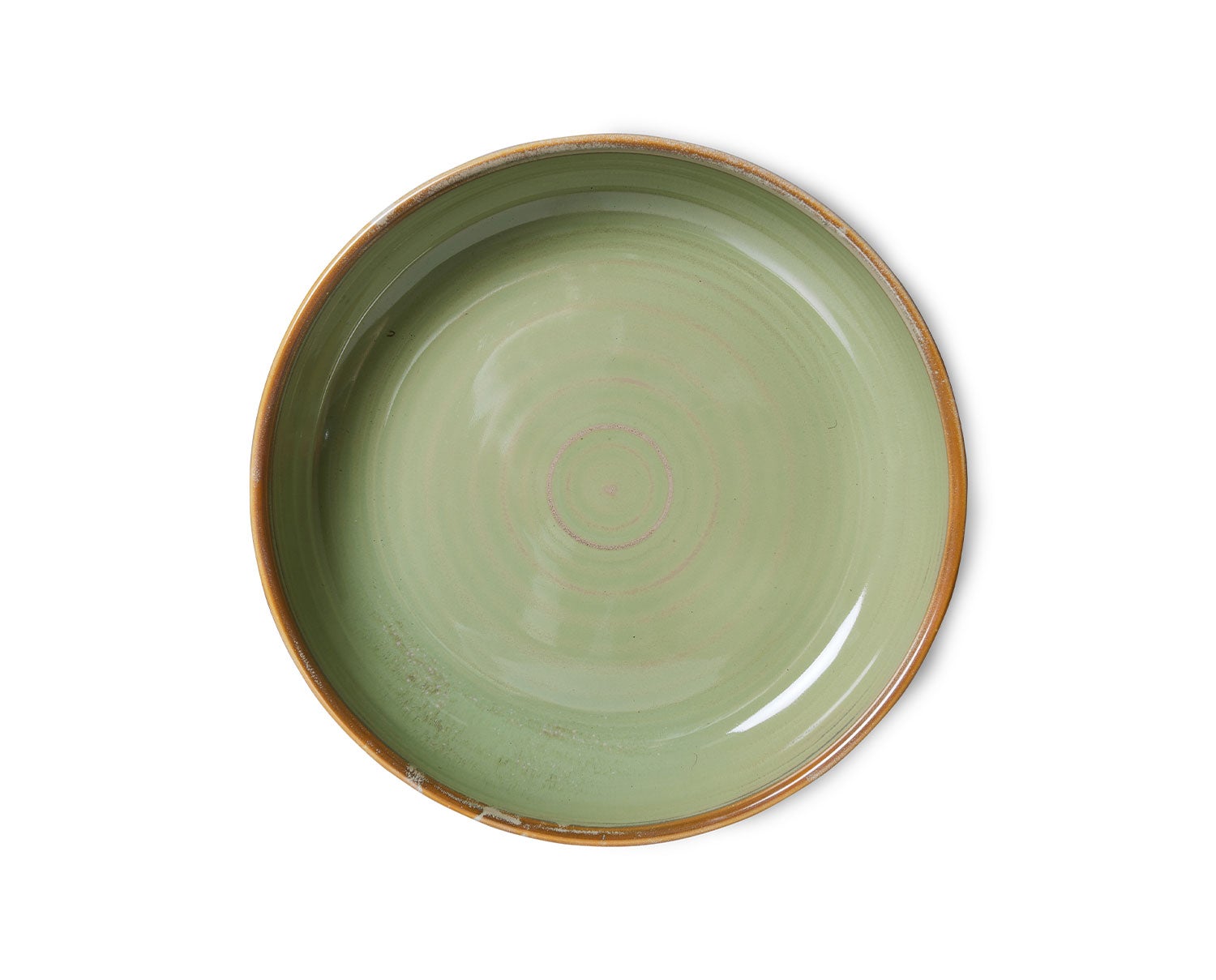 Chef-Ceramic-Deep-Plate-Moss-Green