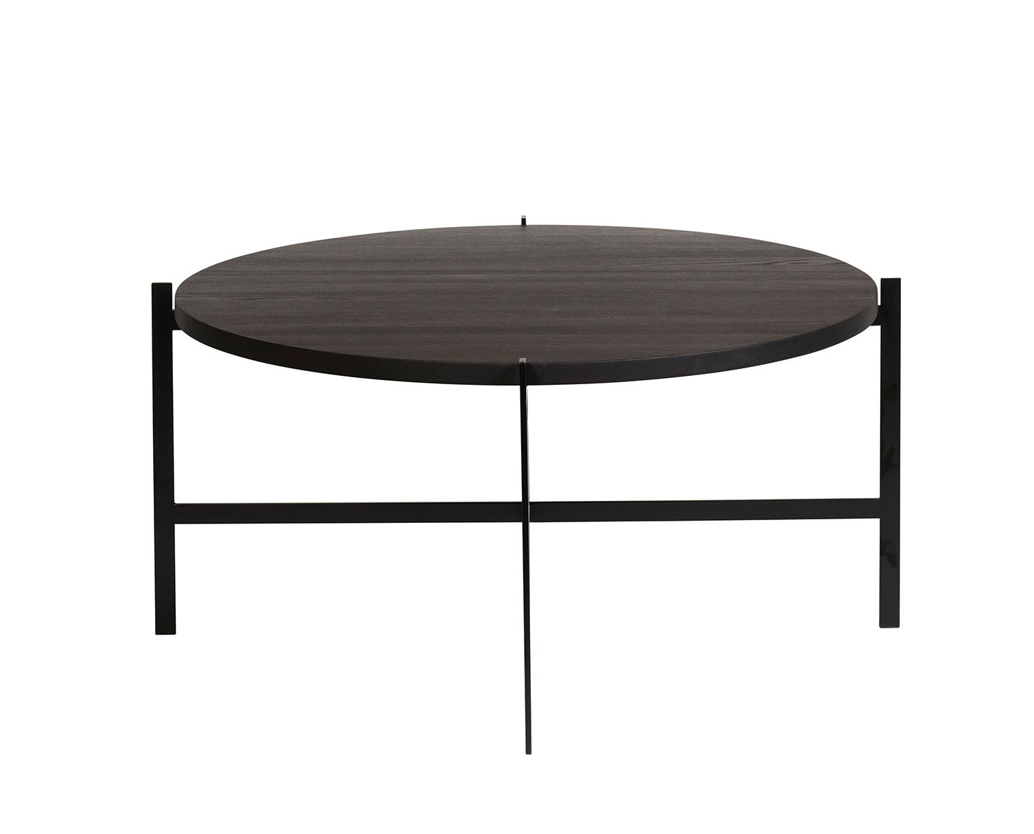 Meet runt soffbord med metallben från Kristensen & Kristensen