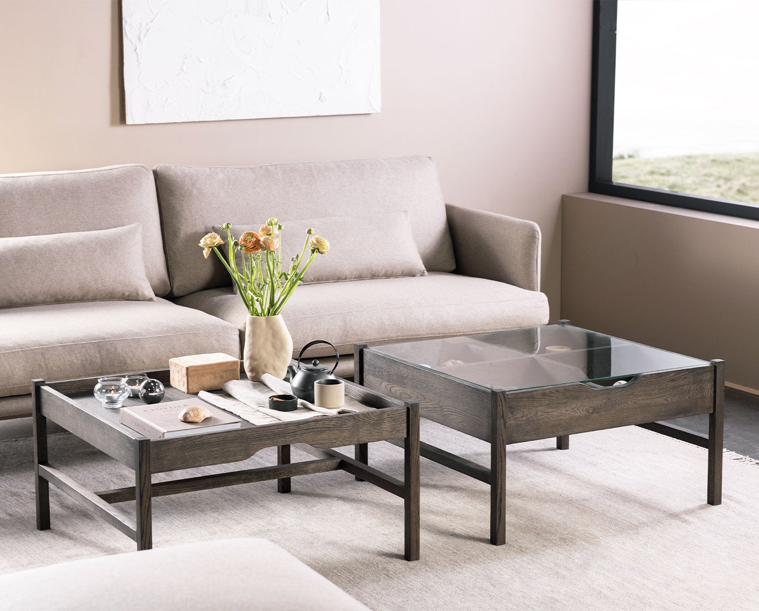 Optic Soffbord Rektangulärt med dekorativa detaljer