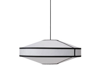 New-Works_Packshots_23130_Kite-Pendant_White-Black-Tyvek_75cm_Off