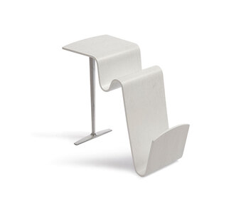 Funco Bord Vitlackad Ask