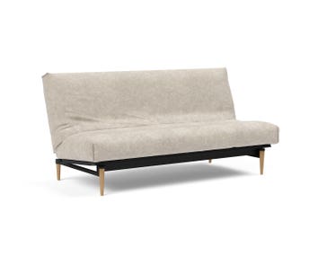 Colpus Bäddsoffa med ljusa ben i tyget 280 Avella Sand