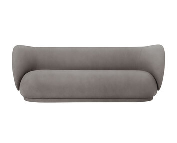 Rico Soffa 3-sits i tyget Brushed Warm Grey