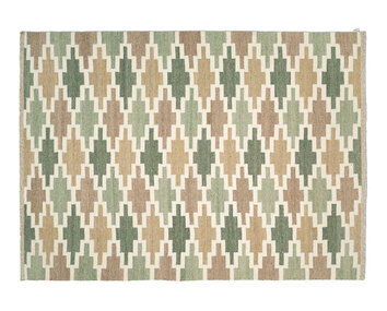Korsnäs matta från Classic Collection i färg grönbeige