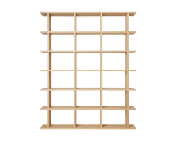 Kona bokhylla i storlek 3x6 i färgen natural.