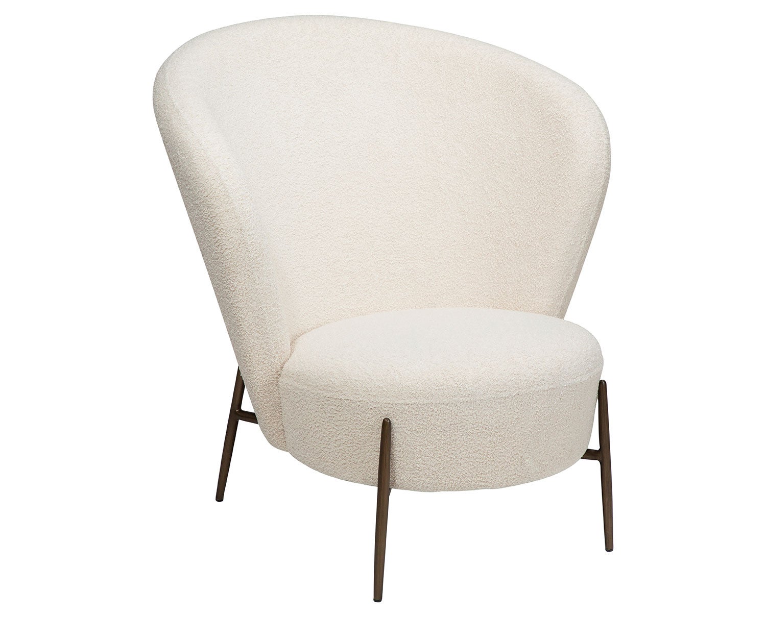 Orbit-Loungefatolj-Dove-RPES-Boucle-Brass