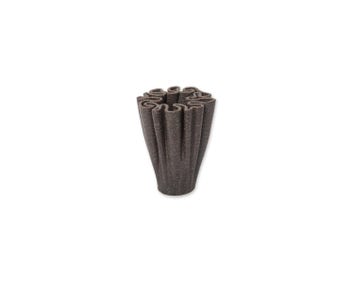 Ferm-Living-Dedali-Vase-H11-Dark-Brown-4186-1b