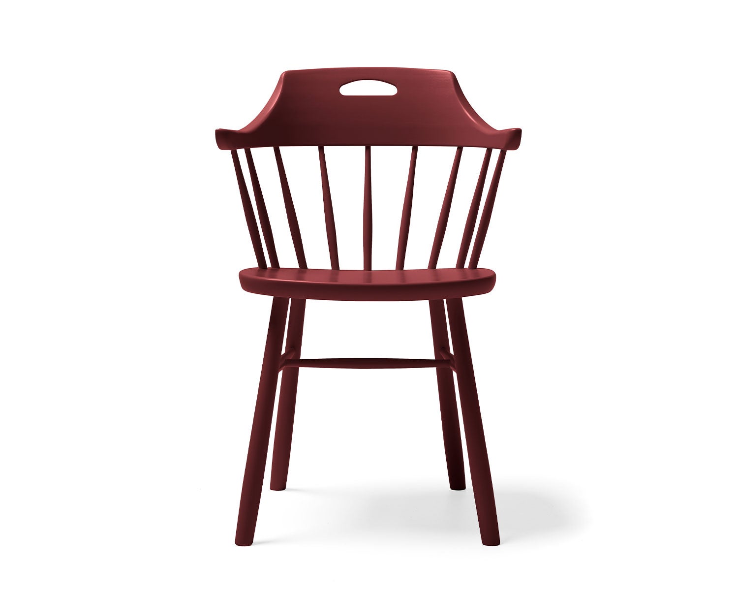 Småland Bistro Stol med handtag i utförandet Lingon 19