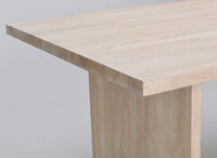 Emmett matbord 240 cm, vitpigmenterad ek - Rowico