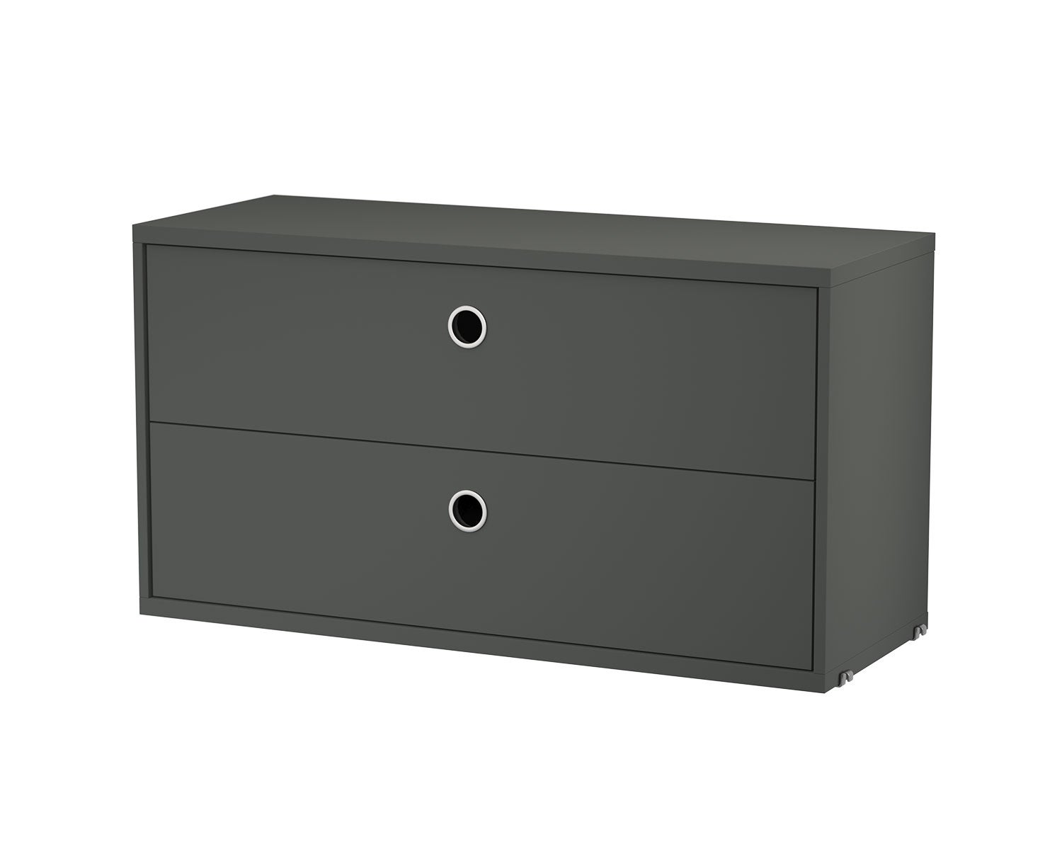 String Lådhurts 78x30 Mörkgrå