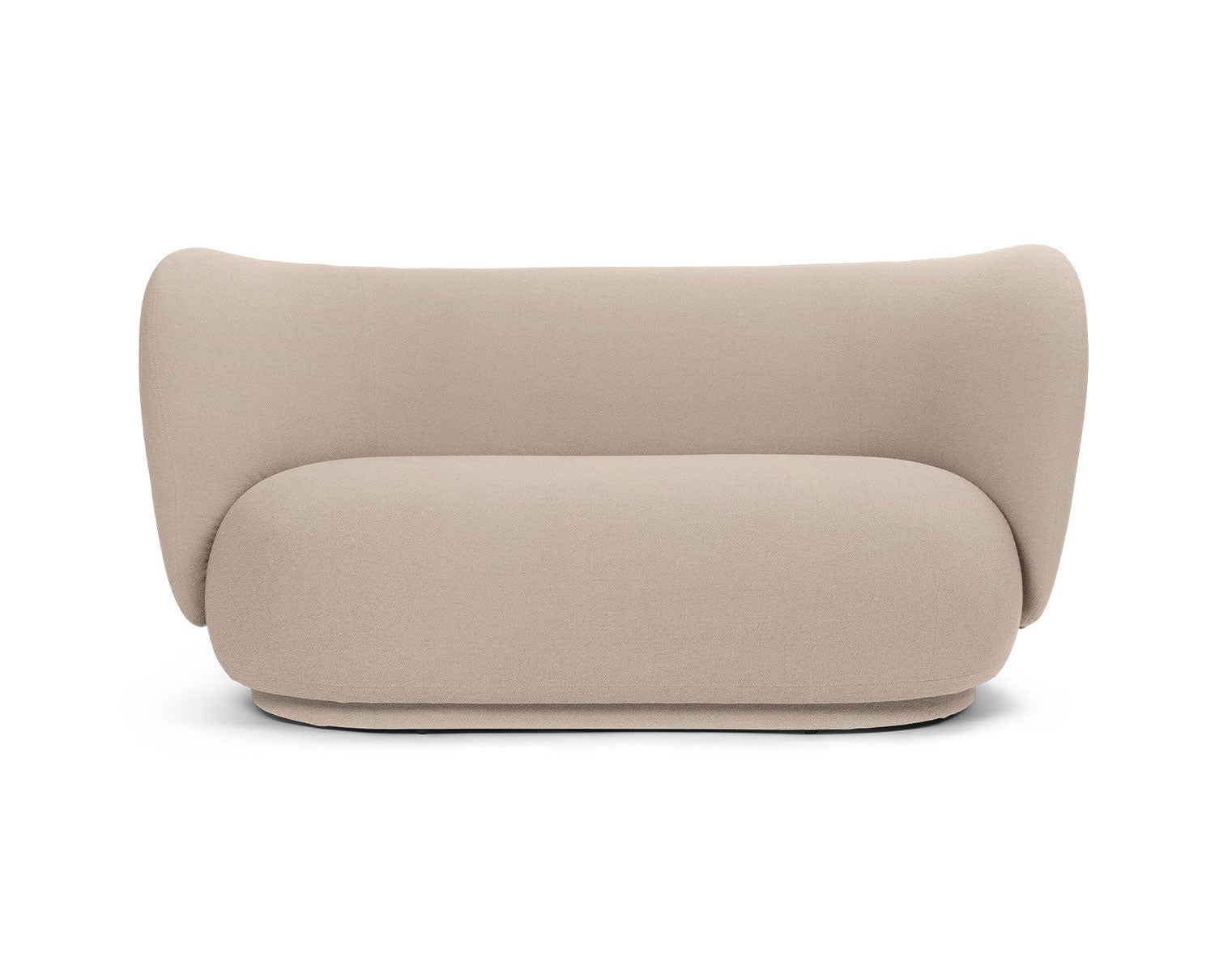 Rico Soffa 2-sits i tyget Grain Cashmere