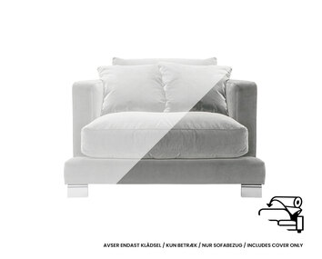 Klädsel till Colorado Fåtölj i tyget Maliby Velvet Grey