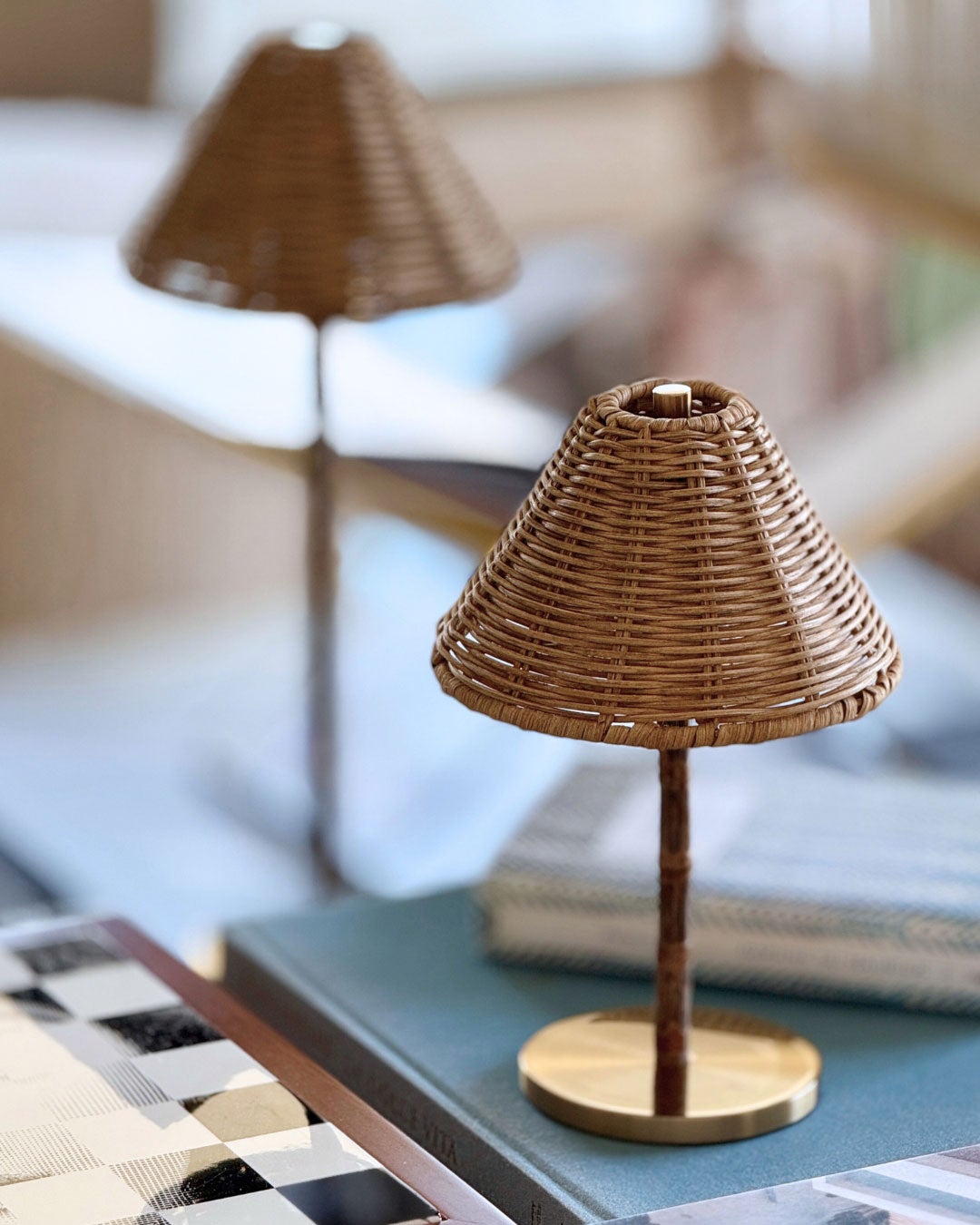 Juno-beach-lampfoot-rattan-shade-house-of-firefly