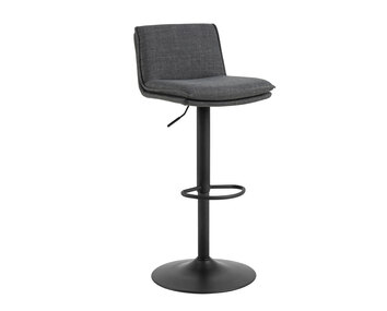 Flynn Barstol i tyget Basel Mörkgrå