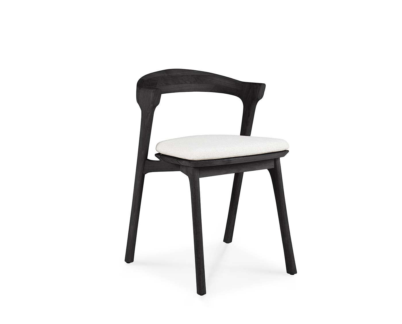 Bok Outdoor Stol | Svartlack, Off White