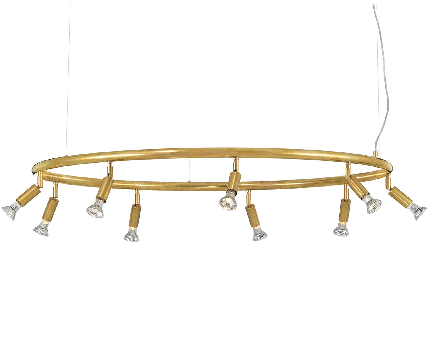 Star Rund Taklampa Rå Mässing