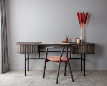 Velvet Skrivbord med stol