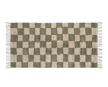 Ferm-Living-Mara-Rug-Elm-Green-Warm-Sand