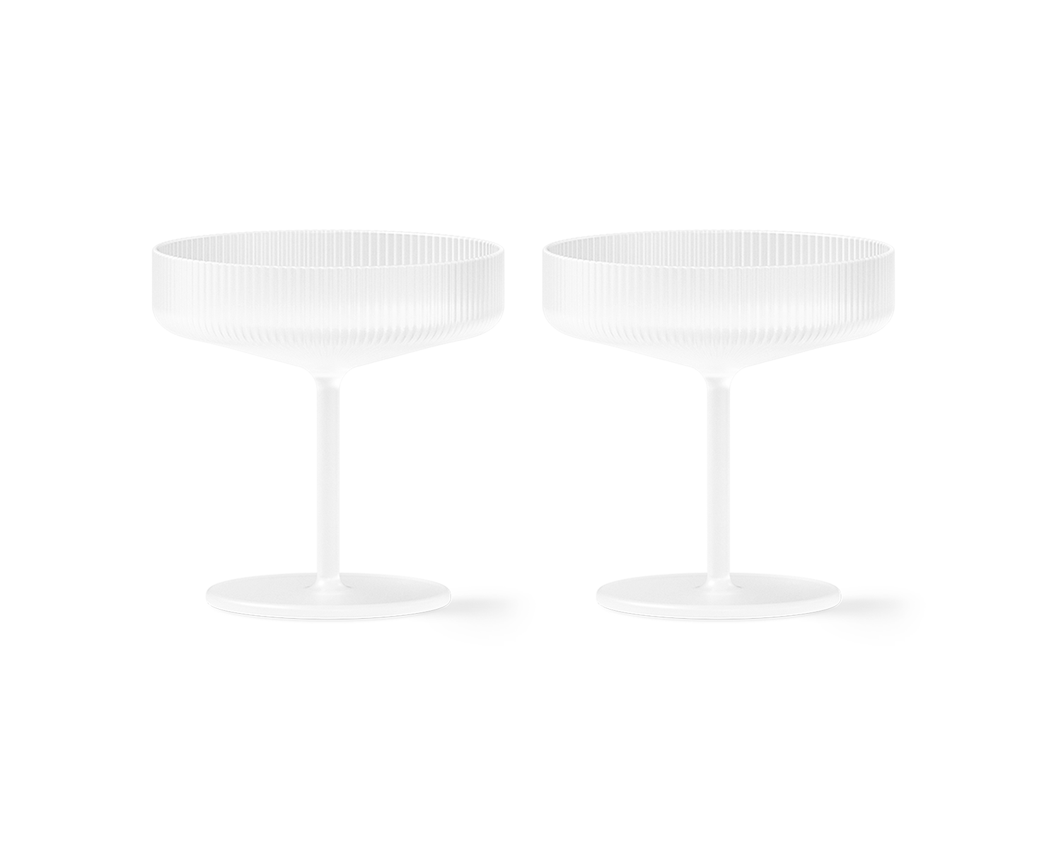 fermLIVING-RippleChampagneSaucers-Frosted-1104269321