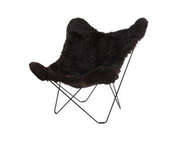 Iceland Mariposa Fåtölj Shorn Black | Black